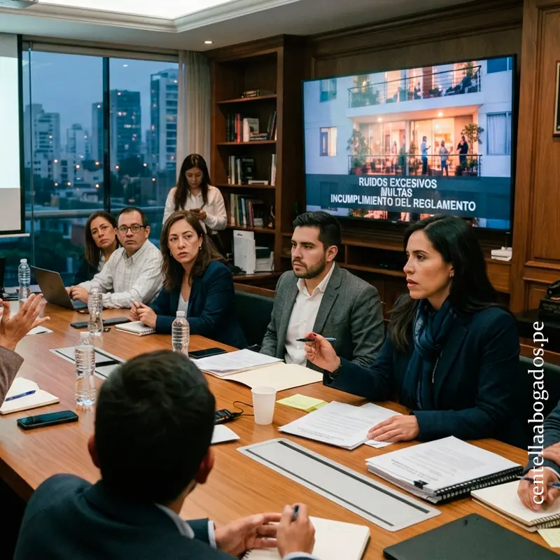 Abogado inmobiliario Abogado de Junta de Propietarios regular las actividades ruidosas en un edificio multifamiliar