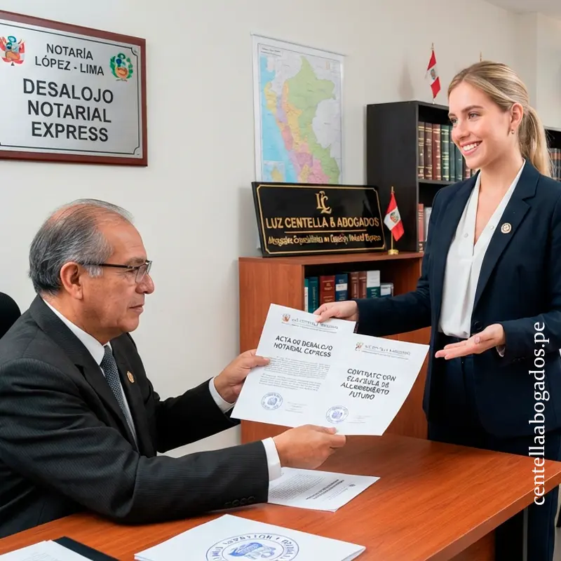 Abogado inmobiliario Abogado especialista de Desalojo Notarial Express A quién le Compete el Desalojo Notarial Express
